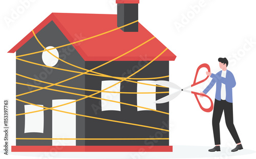The rope tied house lifted the restrictions
