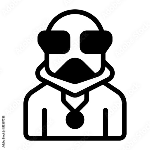 villain Glyph Icon