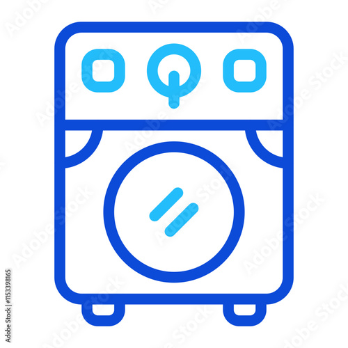 Washing Machine Duoline Icon