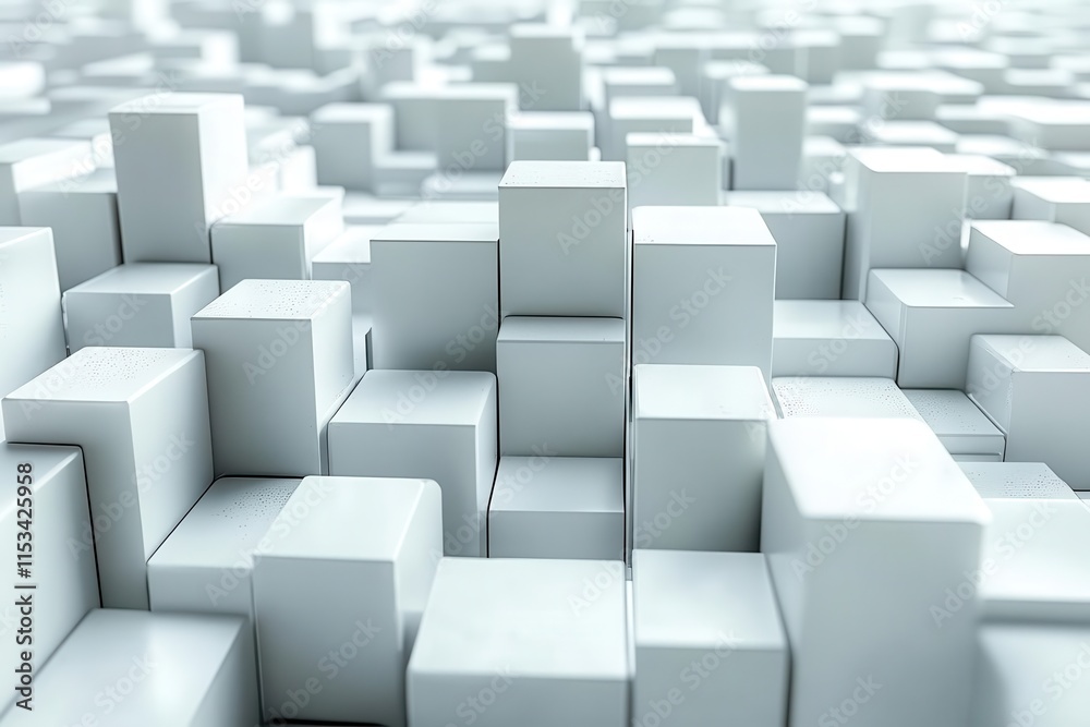 abstract 3d concept background featuring white cubes randomly shifted creating a modern and sleek aesthetic with ample space for text and design elements abstract 3d concept background featuring white cubes randomly shifted creating a modern and sleek aesthetic with ample space for text and design elements