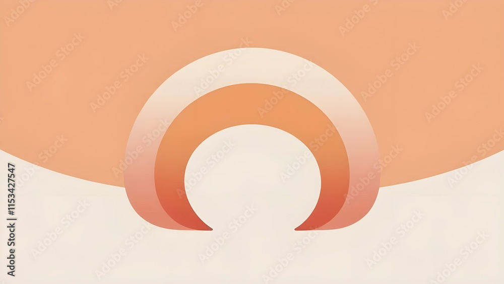 Obraz premium Abstract Minimalist Smooth Background Desktop Wallpaper – Elegant Simple Design, Soft Colors, Modern Minimalism, Clean Aesthetic, Subtle Texture