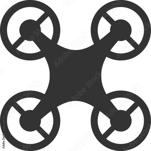 Creative design of drone icon