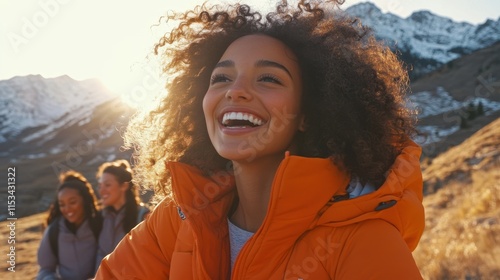 The Woman in Orange Jacket