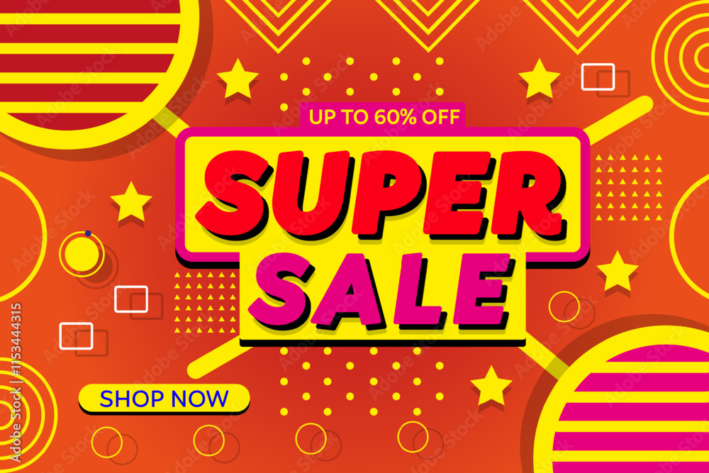 Fototapeta premium 3d text effect super sale editable design