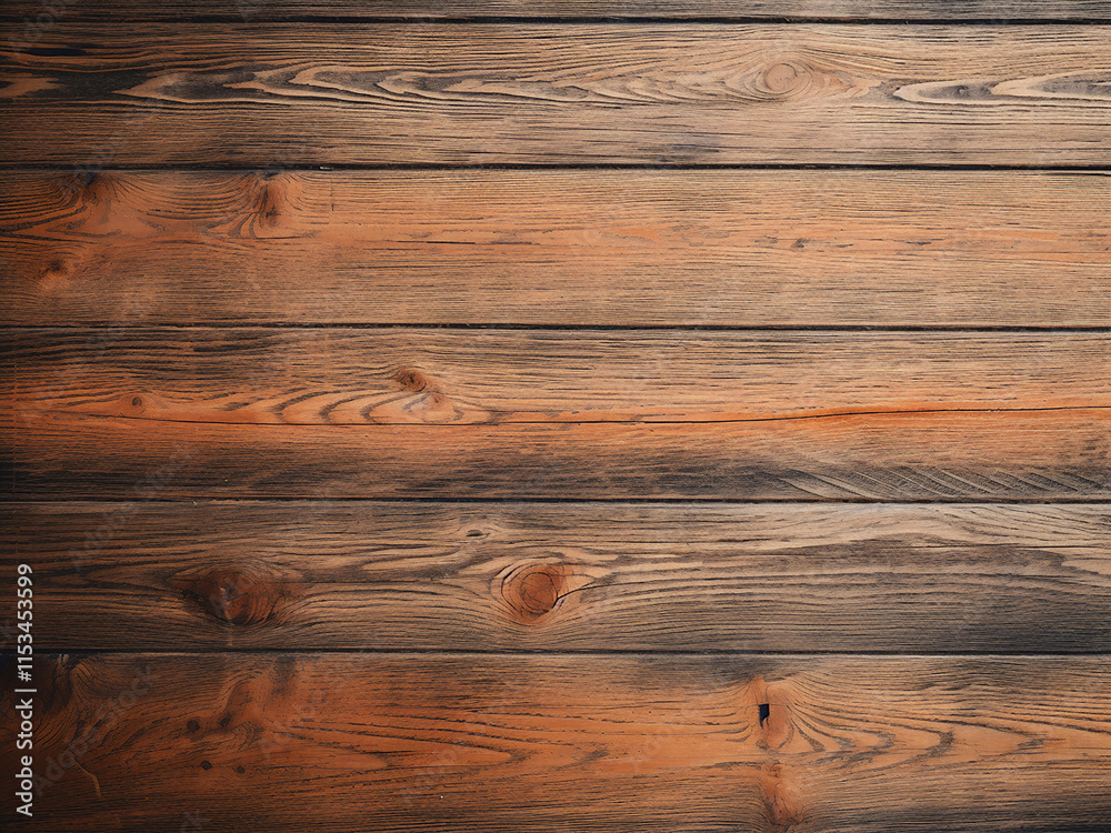 Obraz premium Closeup of a rustic wood table with grain texture in vintage style for abstract background