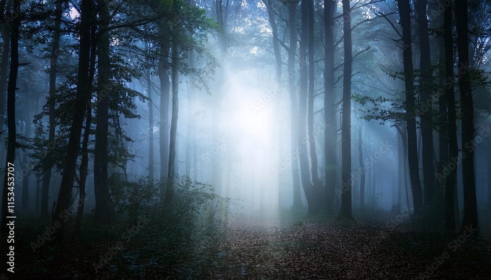 Fototapeta premium Mysterious Light in the Forest