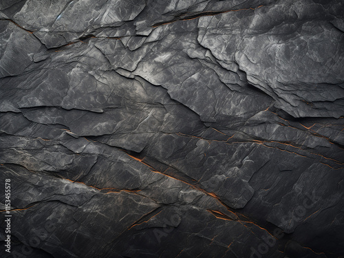Wallpaper Mural Dark bronze natural slate background with brown stone texture in closeup Torontodigital.ca