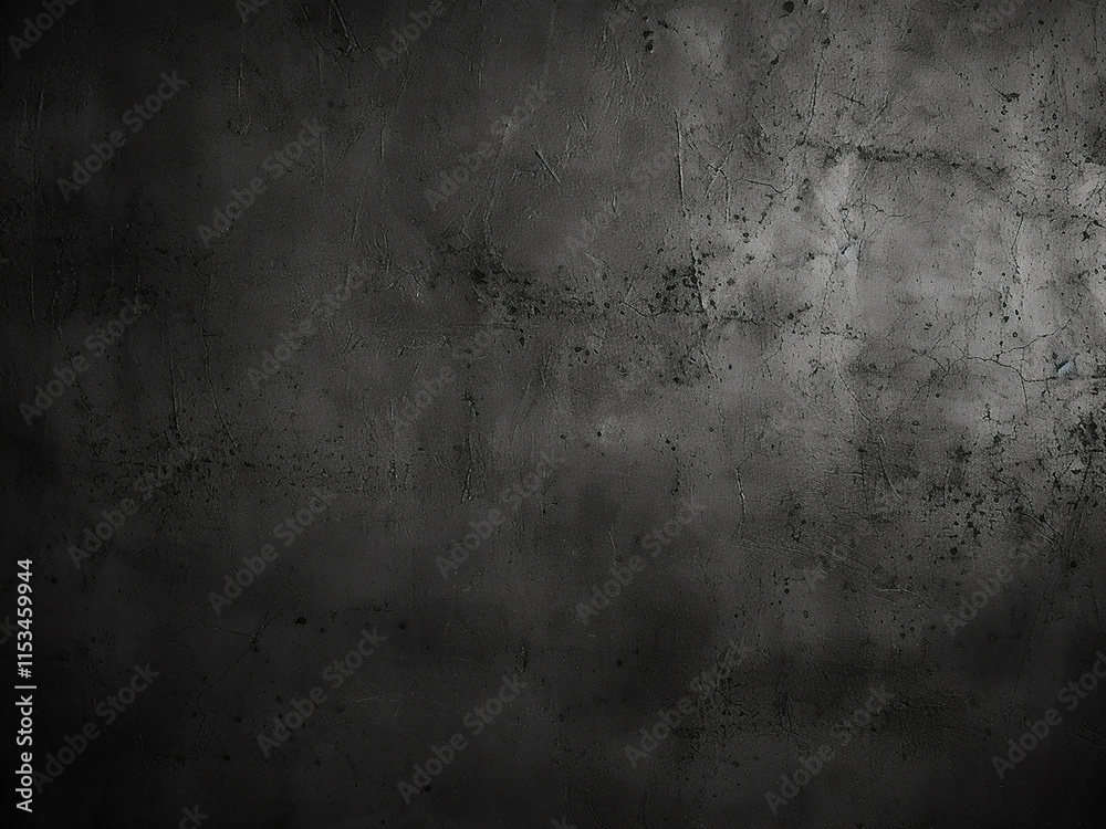 Fototapeta premium Rough dark grunge black wall texture ideal for background or surface