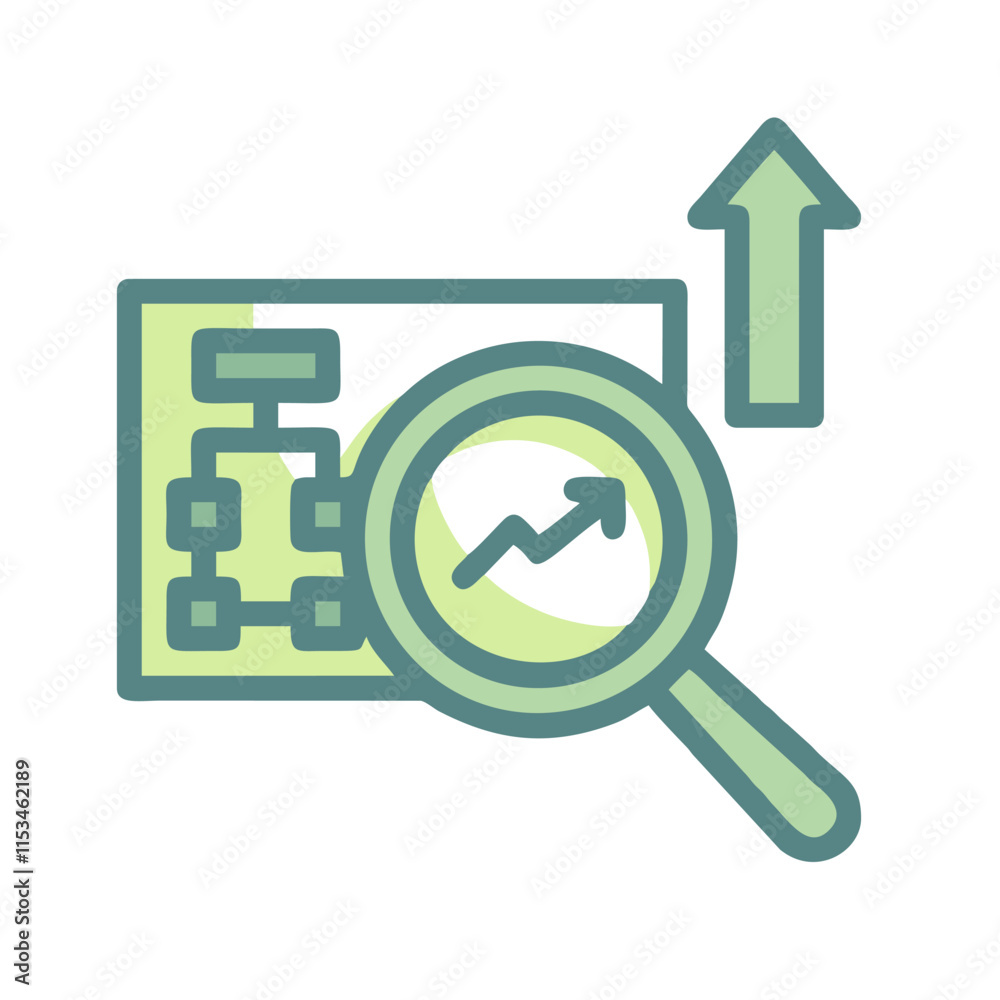 illustration of a magnifying glass illustration of a magnifying glass
