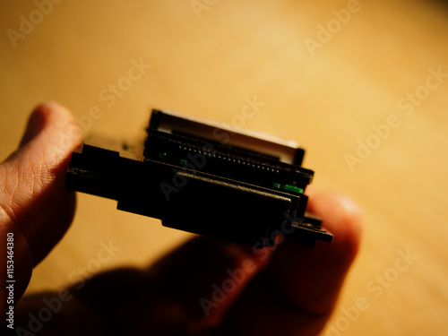 Inkjet Print Head details. Piezoelectric Printing Technologies. Miniature Color Ink Jet Nozzles for Photorealistic High Resolution Printing. Control cable connector. October 10, 2024 - Rovinj, Croatia