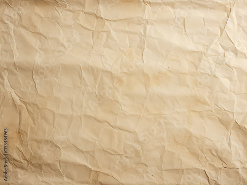 Vintage paper background with unique creased texture for an authentic look