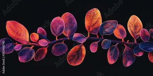 Stunning depiction of combretum indicum showcasing its vibrant colors and unique shape, capturing the essence of combretum indicum in a visually appealing manner. photo