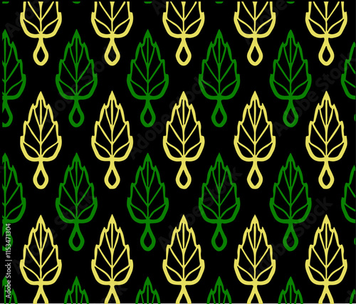 Batik pattern motif vector design  photo