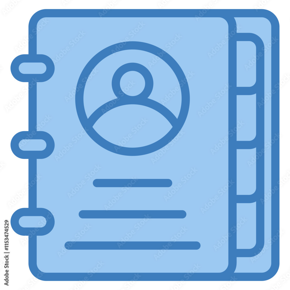 Contact List Icon Element For Design Contact List Icon Element For Design