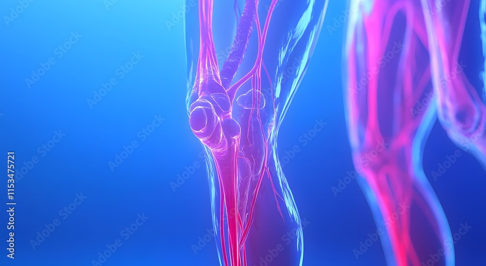 Holographic digital illustration of the body's muscles and veins. Simple solutions to complex problems and ideas for digital medical systems. Holographic digital illustration of the body's muscles and veins. Simple solutions to complex problems and ideas for digital medical systems.