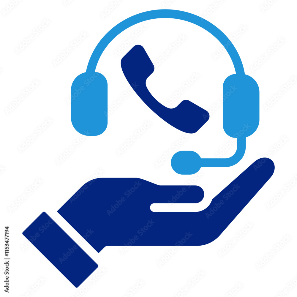 Contact Support Icon Element For Design Contact Support Icon Element For Design
