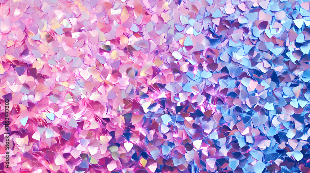 Fototapeta premium Shimmer sanded iridescent pastel gradient texture. light holographic pixel grains background. Ombre. Illustration