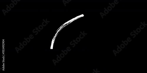 Pack of Animated Hand Drawn Arrows, Highlighter, Doodle marker. Doodle loop animation with Alpha channel.