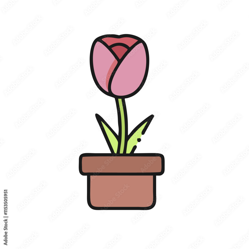 tulips in a pot tulips in a pot
