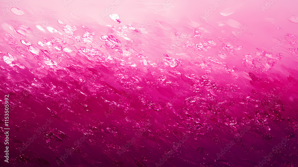 Fototapeta premium Abstract pink fuchsia grainy gradient background illustration. Ombre. Illustration