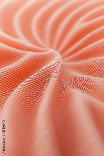 Abstract coral swirl fabric texture background. photo