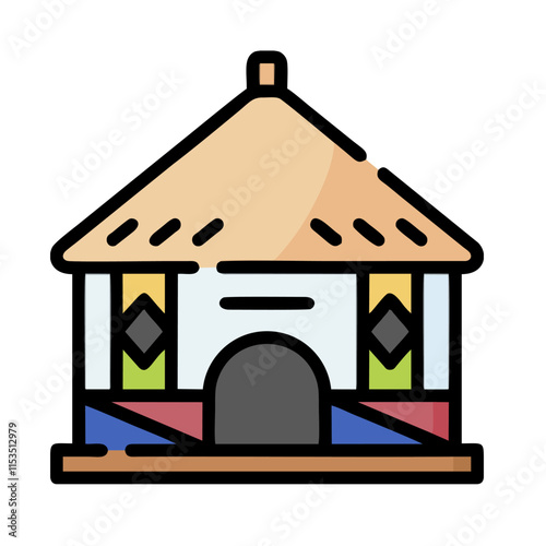 house with a roof