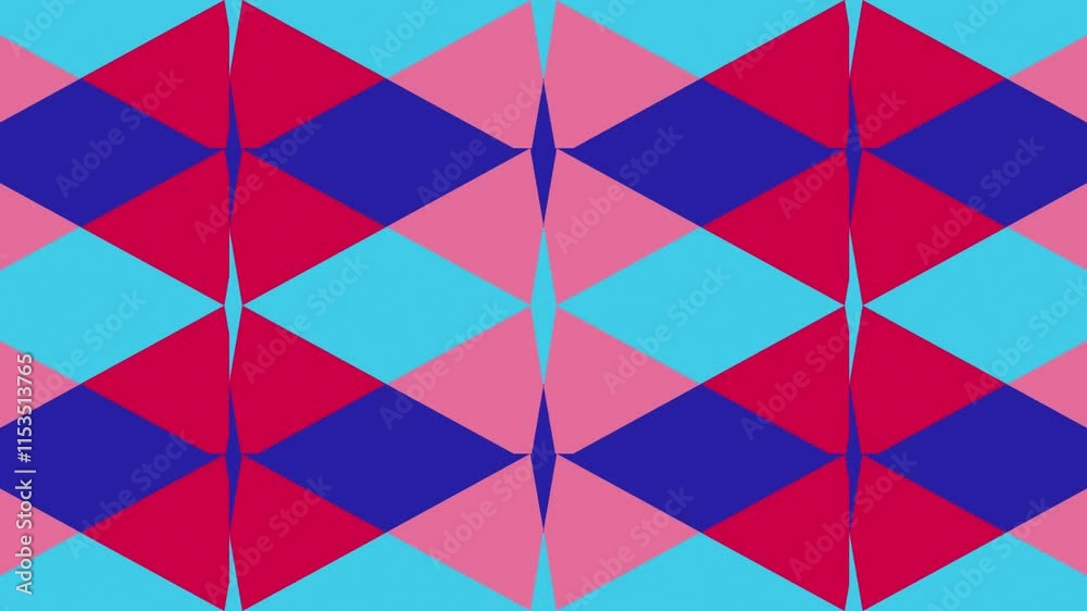 colorful background seamless pattern with colored geometric shapes