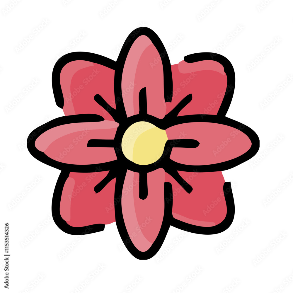 flower isolated on white flower isolated on white
