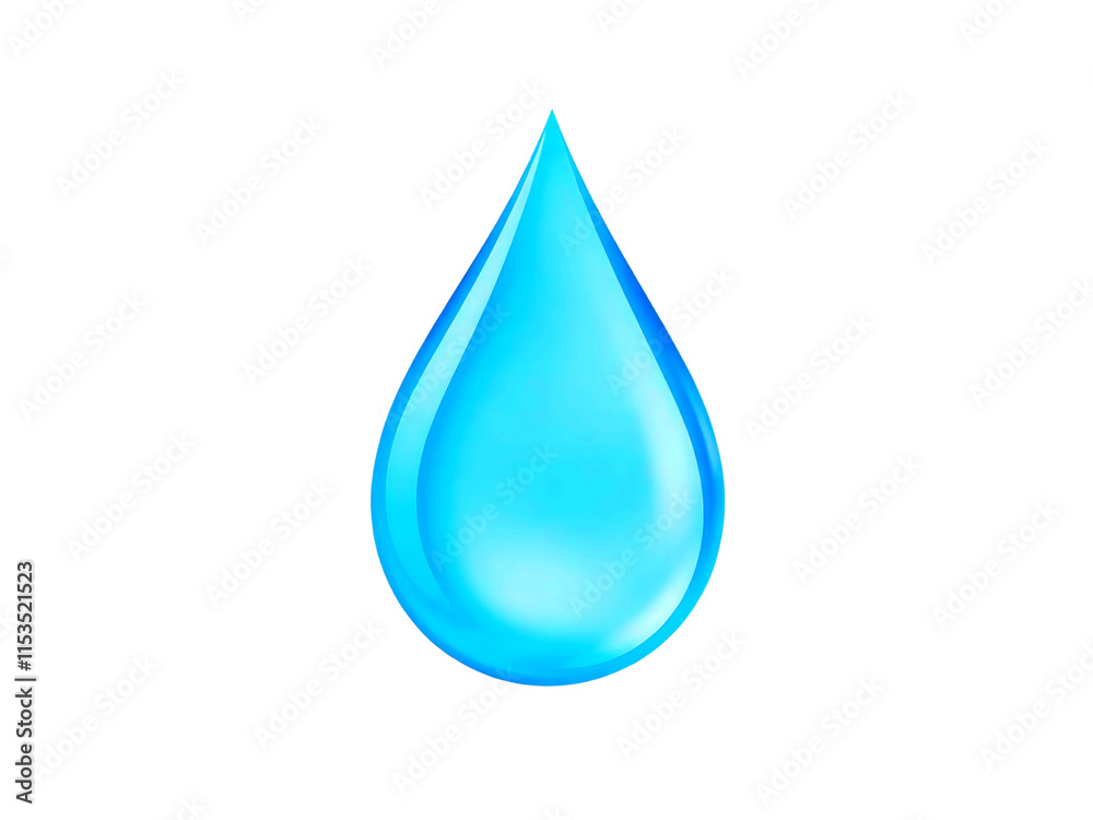 water drop isolated on white. Water drop on PNG backgroun water drop isolated on white. Water drop on PNG backgroun