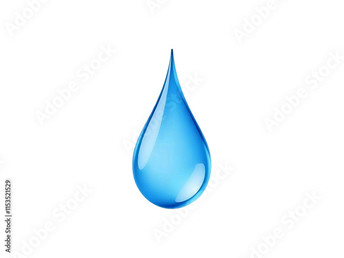 water drop isolated on white. Water drop on PNG backgroun