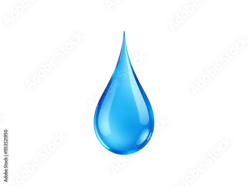 water drop isolated on white. Water drop on PNG backgroun