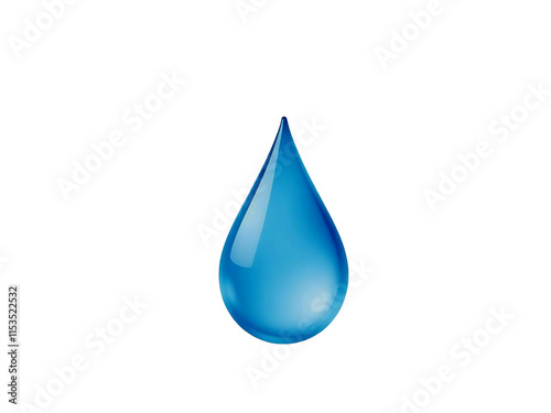 water drop isolated on white. Water drop on PNG backgroun