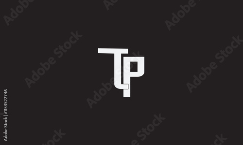 TP, PT, P, T Abstract Letters Logo Monogram	