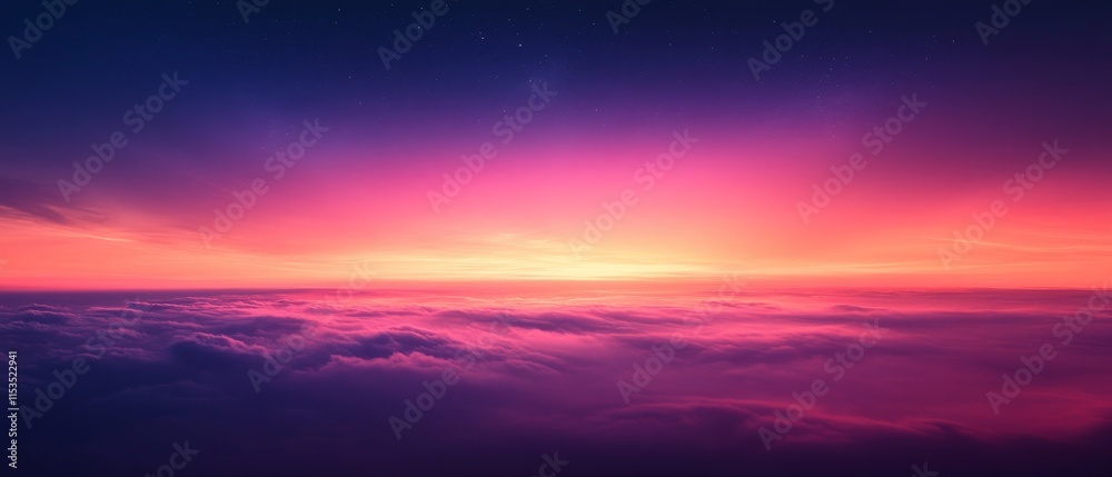 Atmospheric gradients blending warm and cool hues in smooth flow. Generative AI Atmospheric gradients blending warm and cool hues in smooth flow. Generative AI
