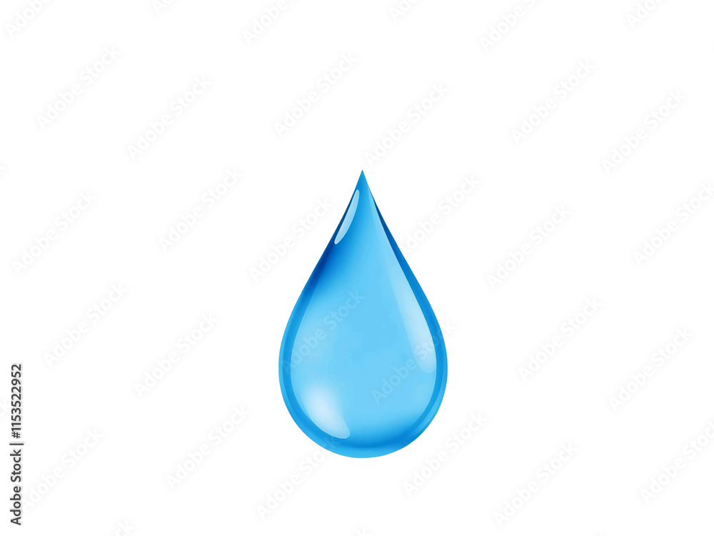 water drop isolated on white. Water drop on PNG backgroun water drop isolated on white. Water drop on PNG backgroun