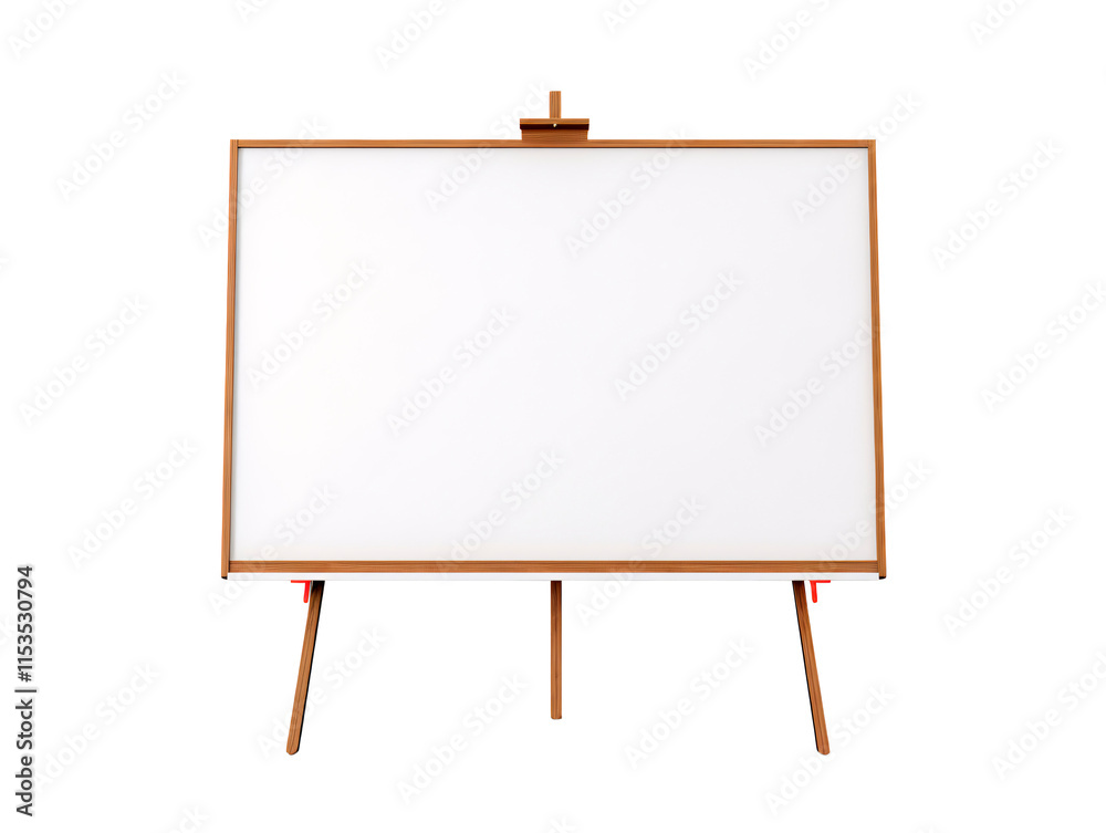 a white board on a tripod a white board on a tripod