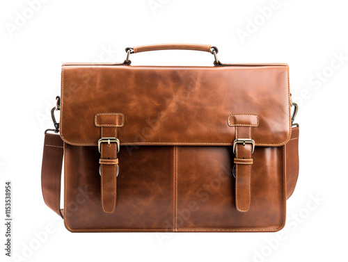 Wallpaper Mural a brown leather briefcase with straps Torontodigital.ca