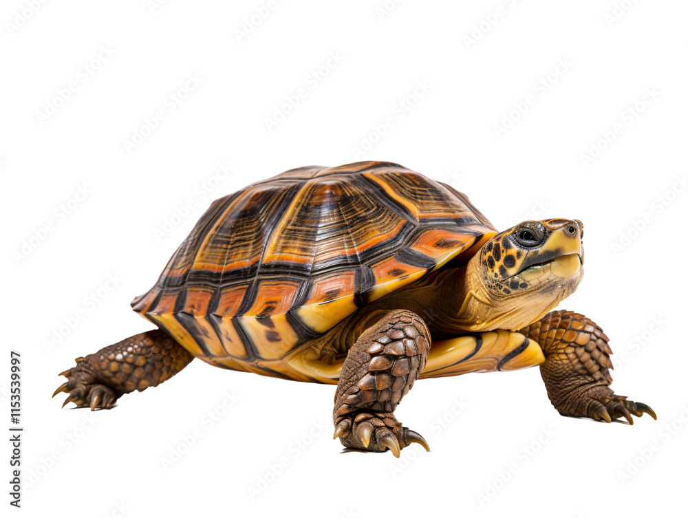Fototapeta premium a turtle on a white background