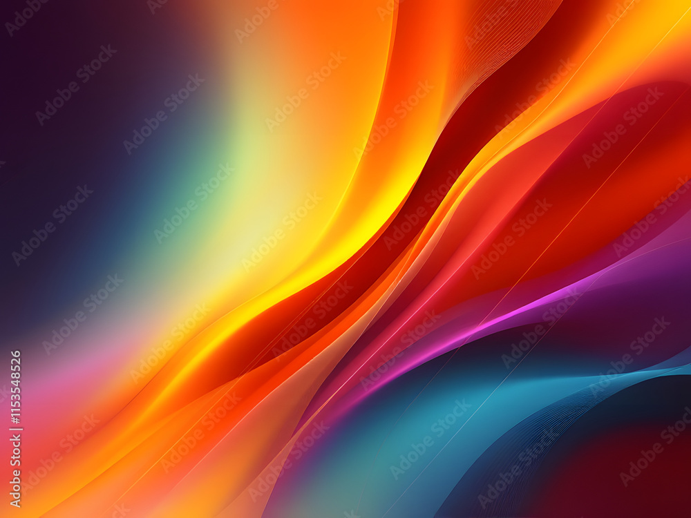 Vibrant abstract waves in bold colors, dynamic flow, and luminous gradients. Vibrant abstract waves in bold colors, dynamic flow, and luminous gradients.