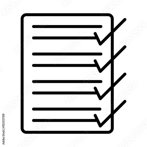 Task Prioritization line icon