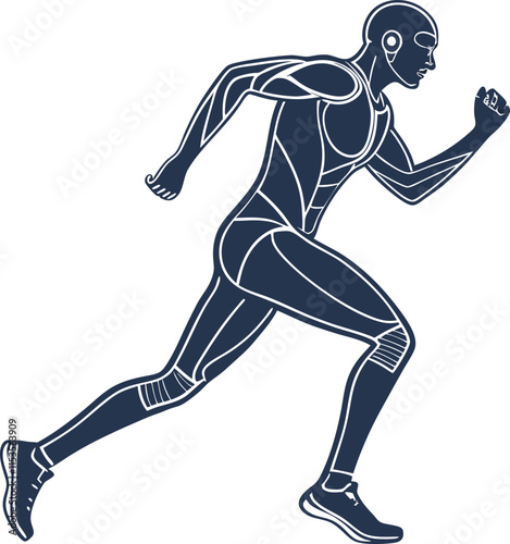 Adobe Illustrator AMen Yoga Poses - Fitness and Wellness Vector Illustrationrtwork