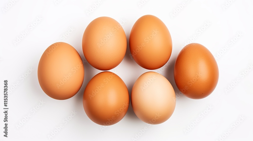 A Collection of Fresh Brown Eggs: A Nutritious and Delicious Food Staple A Collection of Fresh Brown Eggs: A Nutritious and Delicious Food Staple