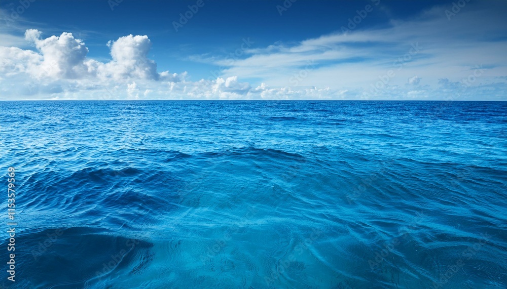 Obraz premium calm ocean with clean blue water