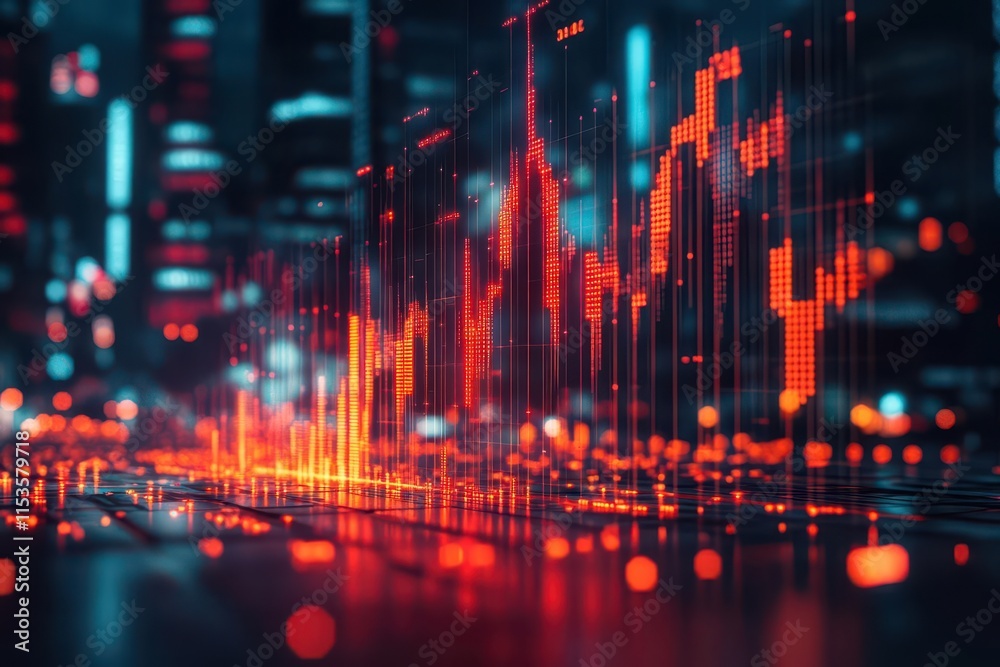 3d illustration of a gold stock investment graph soaring upwards set against a backdrop of a bustling market embodying themes of financial growth and business dynamics 3d illustration of a gold stock investment graph soaring upwards set against a backdrop of a bustling market embodying themes of financial growth and business dynamics