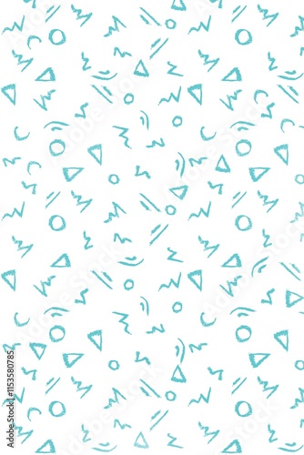 seamless pattern with numbers