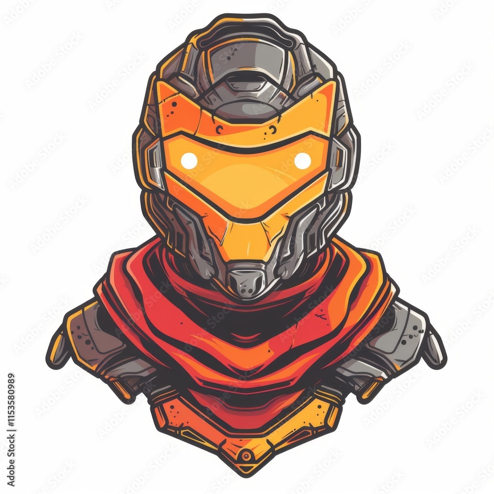 illustration art robot ninja for t-shirt illustration art robot ninja for t-shirt