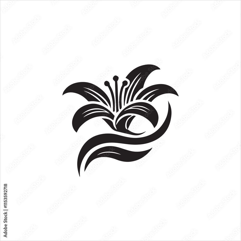 abstract floral design