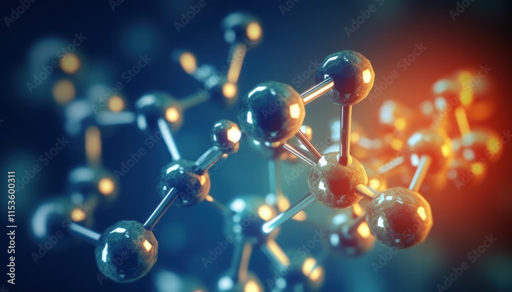 Abstract Molecular Structure Representation with Detailed Atom Connections and Color Gradients for Scientific Visualization and Educational Use Abstract Molecular Structure Representation with Detailed Atom Connections and Color Gradients for Scientific Visualization and Educational Use