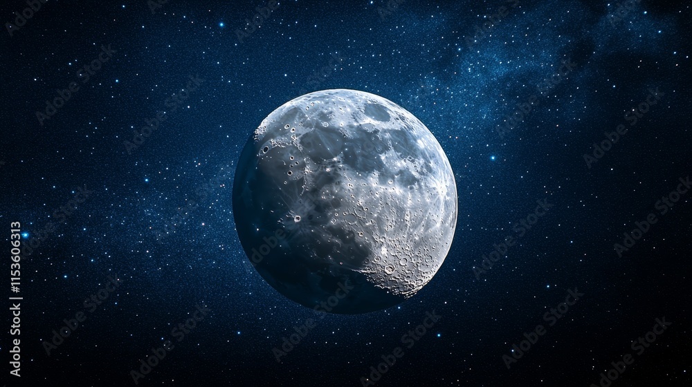 High quality night shot of a captivating half moon, showcasing its beauty and details, perfect for illustrating themes related to the night sky and lunar imagery featuring the half moon. High quality night shot of a captivating half moon, showcasing its beauty and details, perfect for illustrating themes related to the night sky and lunar imagery featuring the half moon.