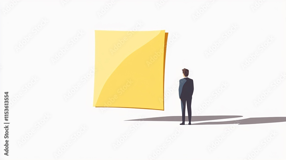Obraz premium Colorful Sticky Notes Vector Illustration for Organization and Planning